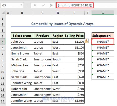 How To Use Dynamic Arrays In Excel 20 Useful Functions Exceldemy