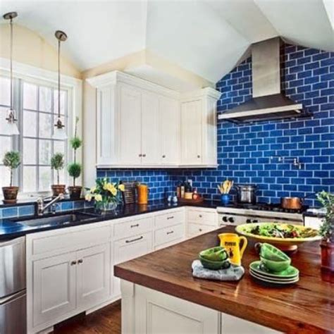 Blue Subway Tile Kitchen | Besto Blog