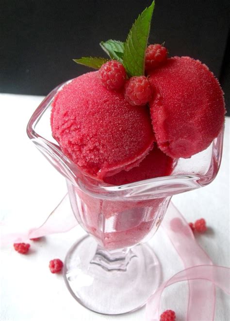 Expériences Gourmandes Sorbet à la framboise