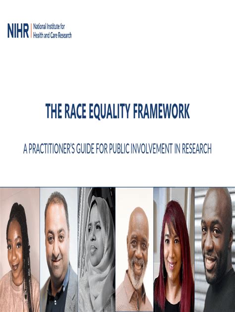 Fillable Online The Patient And Carer Race Equality Framework A Model