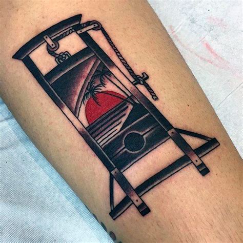 Gothic Guillotine Tattoo Designs For Men Tattoos For Guys Tattoo