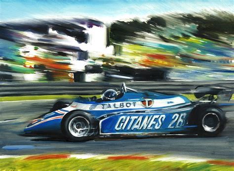 Jacques Laffitte Ligier JS17 Matra MS81 V12 1981 Talbot Gitanes F1