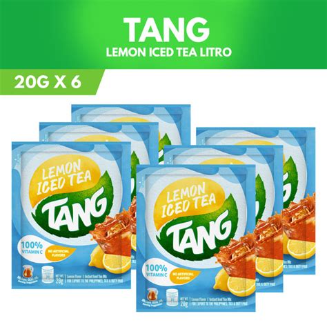 Tang Powdered Juice Iced Tea Lemon Litro 20g Pack Of 6 Lazada PH