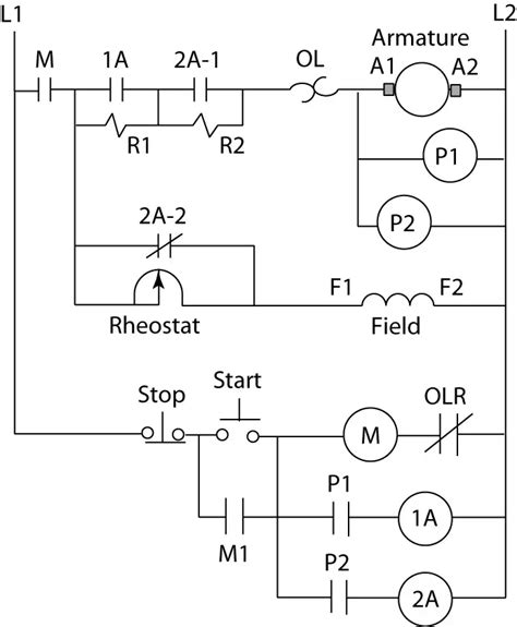 DC Motor Starters and Their Circuit Diagram | Electrical Academia