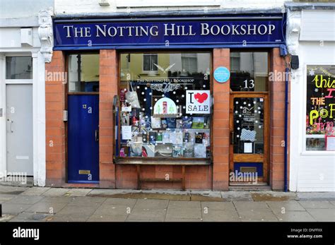 A General View Of The Notting Hill Bookshop London Uk Stock Photo Alamy