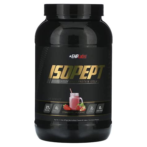 Ehplabs Isopept Hydrolyzed Whey Protein Isolate Strawberry Milkshake