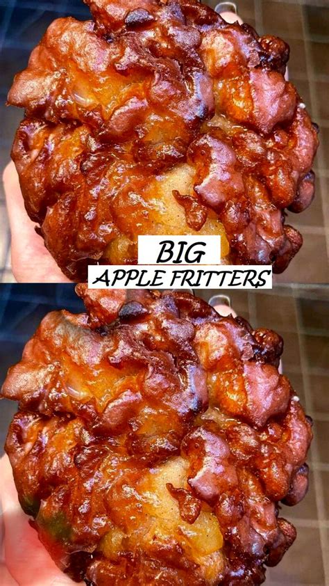 Big Apple Fritters Recipe Apple Fritters Apple Fritter Recipes