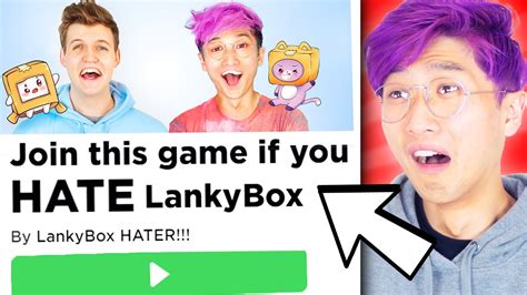 Lankybox Plays A Game Made By Their Hater Lankybox Reacts To Fan