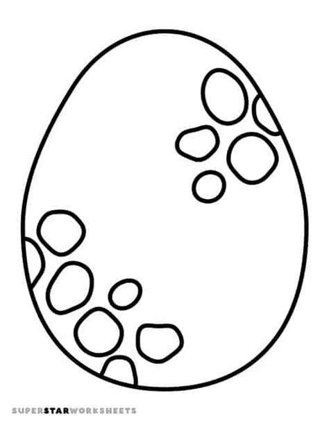 Dinosaur Egg Template