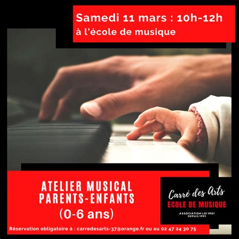 Carr Des Arts Atelier Musical Parents Enfants Neuill Pont Pierre