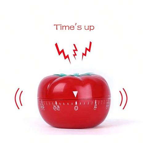 1pc Kitchen Timer Tomato Shaped Mechanical Countdown Reminder SHEIN USA