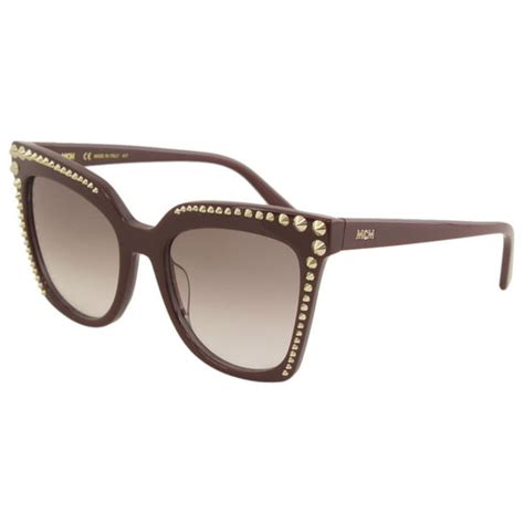 Mcm Mcm Womens Mcm669s Mcm669s 602 Burgundy Fashion Cat Eye Sunglasses 55mm