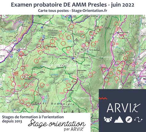 Carte De Lexamen Probatoire Du De Amm Alpes Du Nord Presles Et