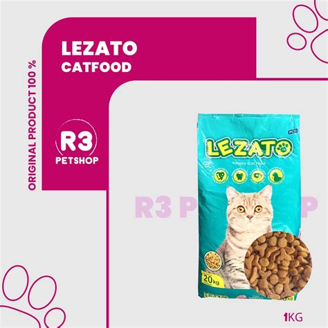 Jual Makanan Kucing Tuna Flavour Lezato Adult 1kg Cat Food Murah