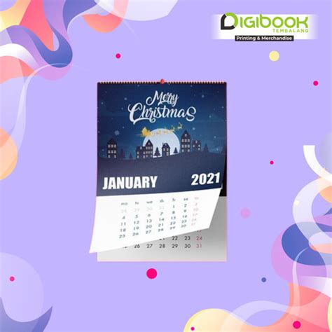 Jual Kalender Dinding 2023 Jilid Spiral Isi 3 Lembar Custom AC 230