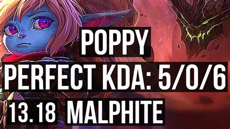 Poppy Vs Malph Top M Mastery Games Kr Grandmaster