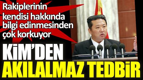 Kuzey Kore Lideri Kim Jong Un Dan Ak Lalmaz Tedbir Rakiplerinin