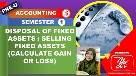 Disposal Of Fixed Assets Selling Fixed Assets Calculate Gain Or Loss Youtube