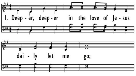 Deeper Deeper In The Love Of Jesus Digital Songs And Hymns