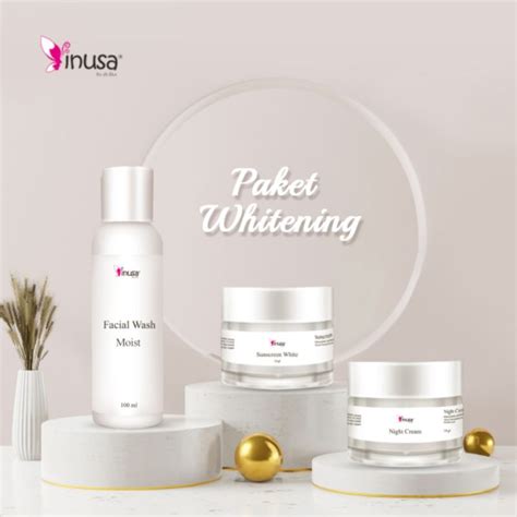 Jual Paket Basic Whitening Inusa Skincare Untuk Kulit Normal Dan Kering