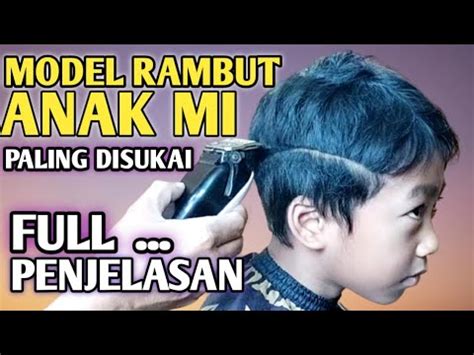 CARA POTONG RAMBUT CEPAK KEREN Model Rambut Anak MI YouTube