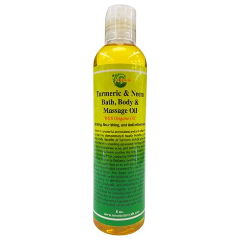 Turmeric And Neem Bath Body And Massage Oil Harlem Fragrances