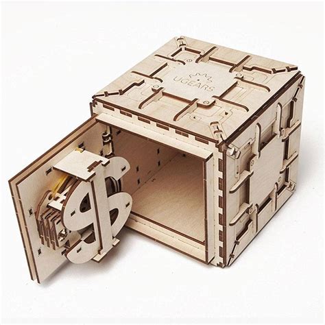 Coffre Fort Puzzle D M Canique En Bois Ugears Boutique Bcd Jeux