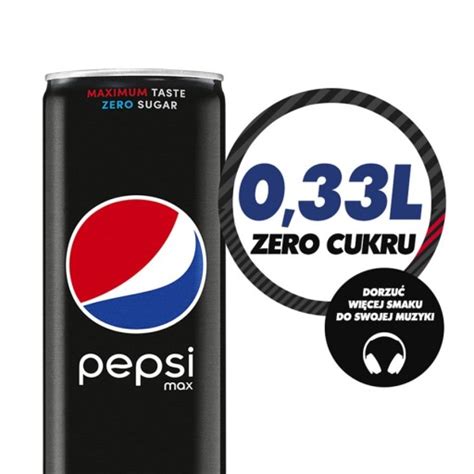 Napój gazowany Pepsi MAX puszka 330ml 13832263006 Allegro pl