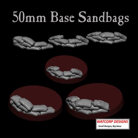 50mm Base Sandbag Walls | WatcorpDesigns