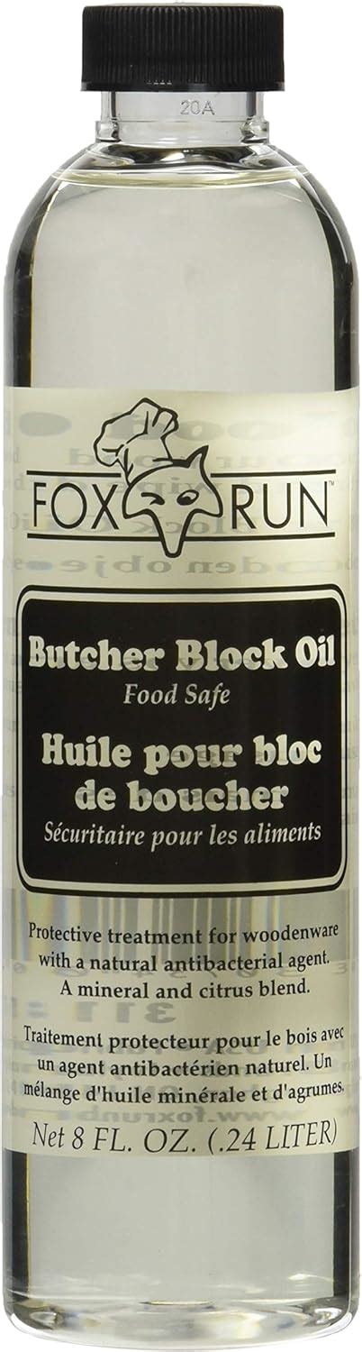 Fox Run Butcher Block Oil 8oz 1 Ea