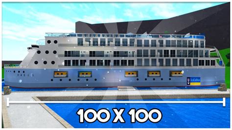 The Biggest Cruiseship On Bloxburg Roblox Youtube