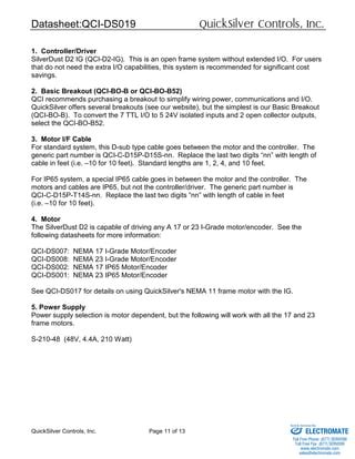 Quicksilver Controls Qci Ds Qci D Ig Pdf