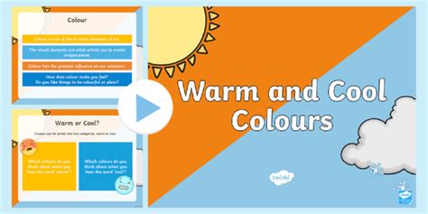 CfE Hot And Cold Colors PowerPoint Teacher Made