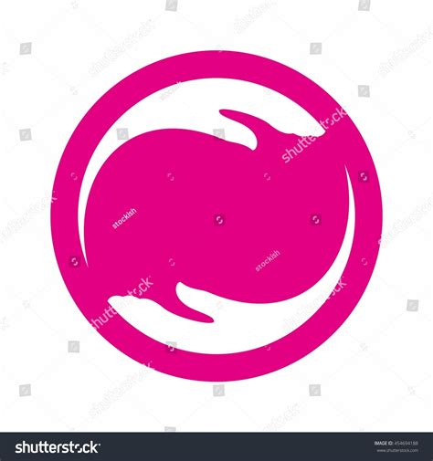 Two Hand Logo Vector Stock Vector (Royalty Free) 454694188 | Shutterstock