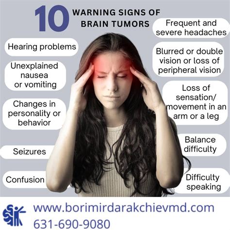 10 Warning Signs Of Brain Tumors Borimir Darakchiev MD