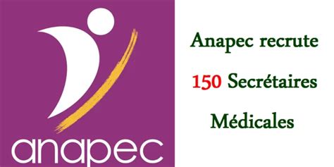 Anapec recrute 150 Secrétaires Médicales