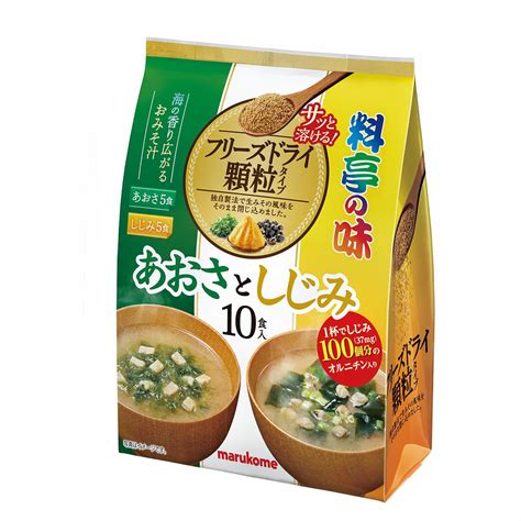 料亭の味 フリーズドライ・顆粒 あおさとしじみ｜楽天西友ネットスーパー