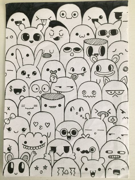 490 Doodle Monster Ideas Cute Monsters Drawings Monster Drawing