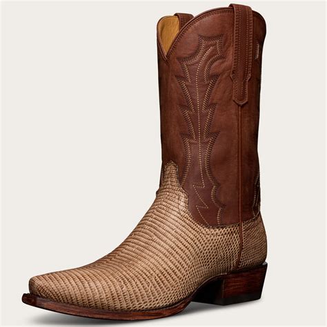 Mens Lizard Skin Cowboy Boots The Hank Tecovas