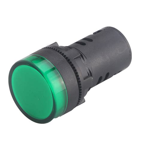 Panel Led Indicator Light 22mm Green Pack Of 10 Pcs Automation