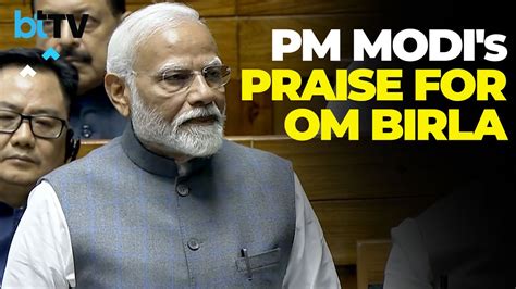 Pm Modi Congratulates Om Birla On Winning Lok Sabha Speaker Poll Calls