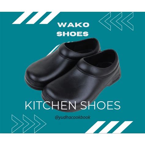 Jual Wako Chef Shoes Sepatu Kitchen Chef Clog Shopee Indonesia