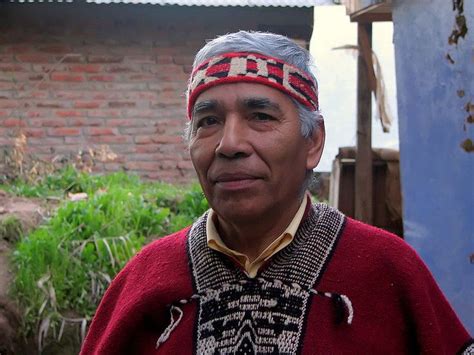 Homme Mapuche Chilien Hombre Mapuche Chileno Chilean Mapuche Man