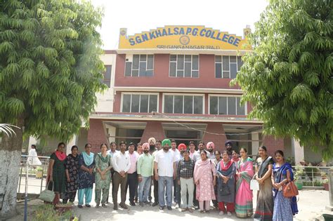 Sgn Khalsa Pg College Ganganagar Images Photos Videos Gallery