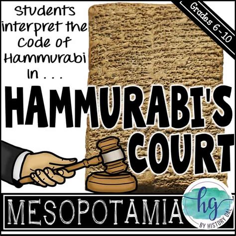 Hammurabis Code Activity Hammurabis Court