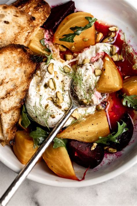 Roasted Beet Salad With Burrata Cooking With Cocktail Rings