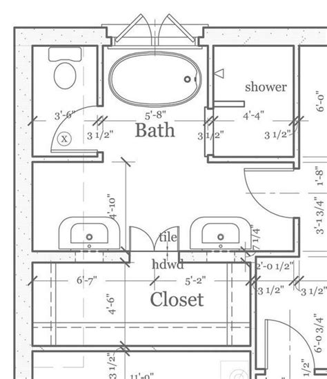 Master Bathroom Floor Plan Ideas | Ann Inspired