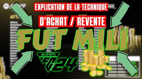 EXPLICATION DE LA TECH FUT MILI LISTE LA MEILLEUR TECHNIQUE ACHAT