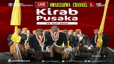 LIVE DETIK DETIK KIRAB PUSAKA GREBEG SURO 2022 YouTube