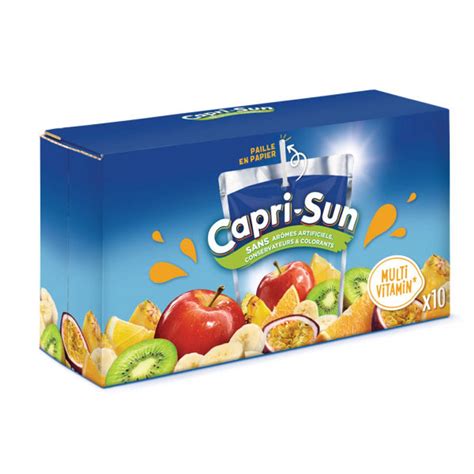 Jus De Fruit Multivitaminé Capri Sun 10x20cl Sur Franprixfr